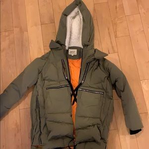 Orolay green amazon coat